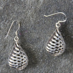 A Sterling Silver Celtic Swirl Earrings
